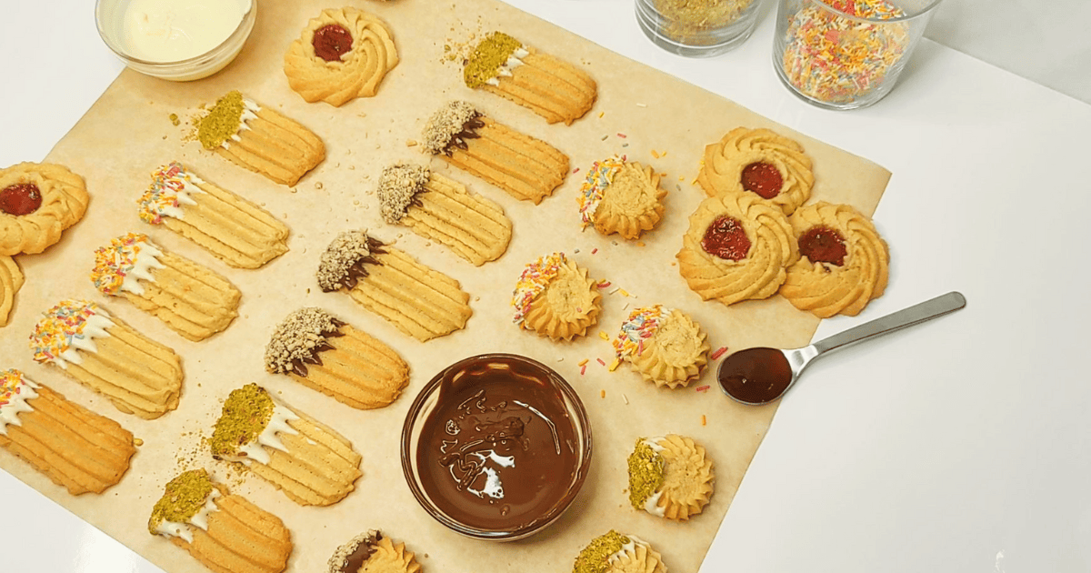 Petit Four Butter Cookies